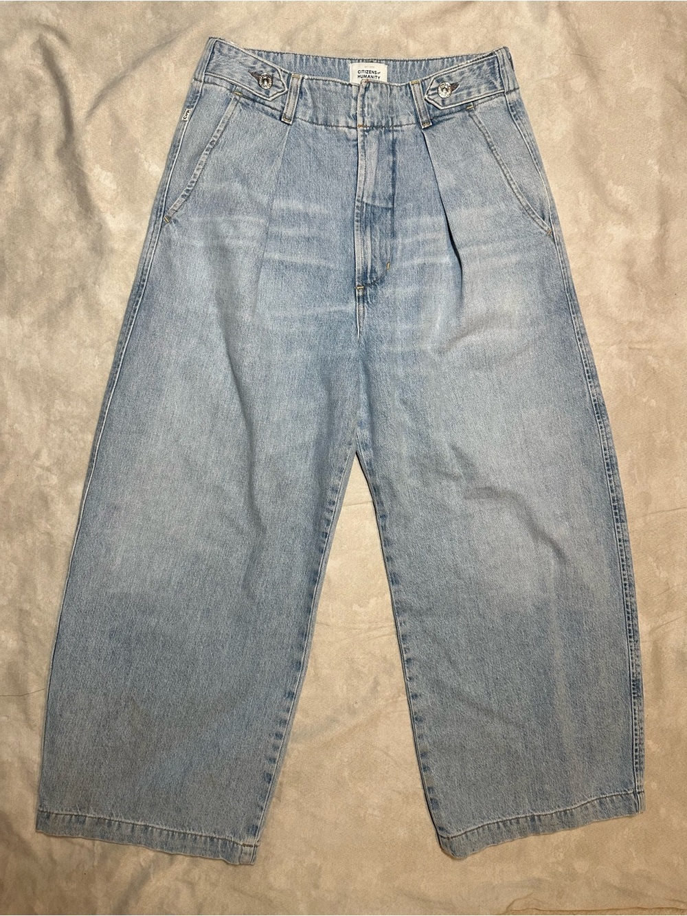 Citizens Of Humanity Light Blue payton utility trouser Relaxed women size 25